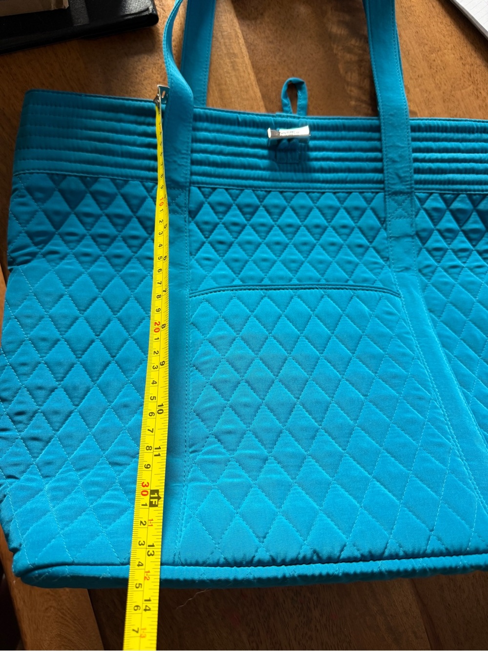 Vera Bradley Quilted Teal Women's Tote Bag
